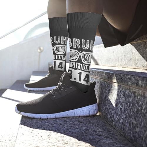 Pi Day Math Teacher Crew Socks for Boys