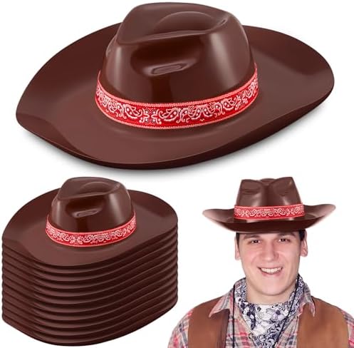 Xtinmee 12 Pack Cowboy Hats for Adults