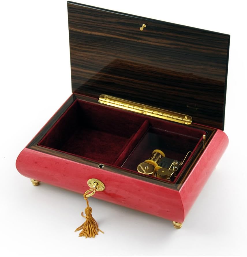Radiant 18 Note Musical Jewelry Box with Candle in The Wind