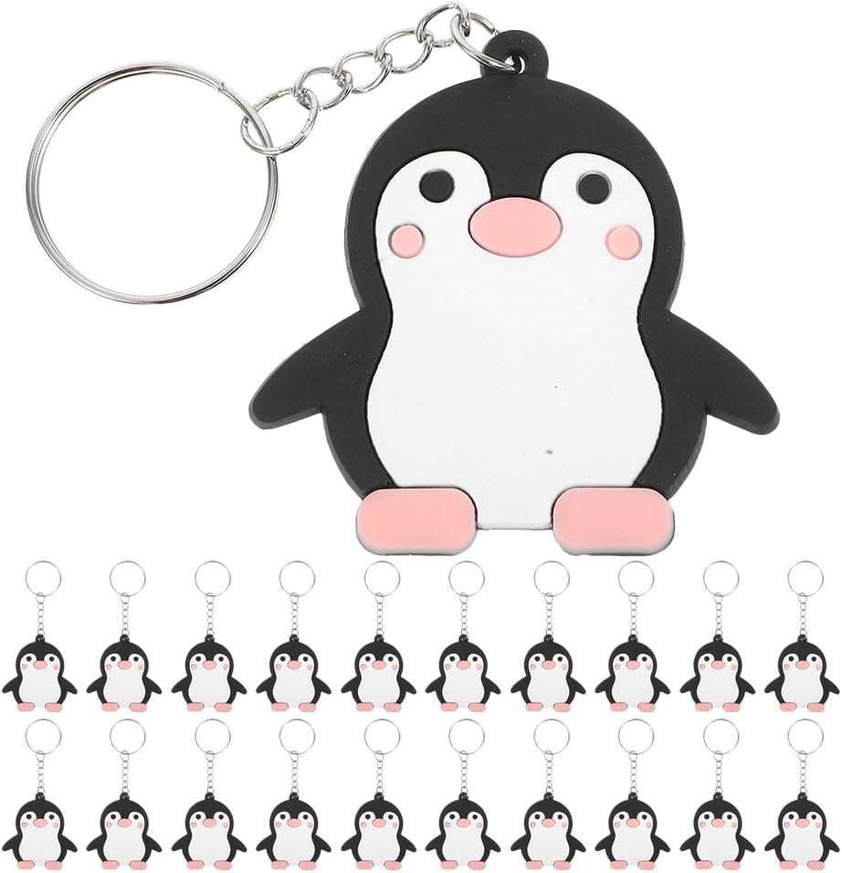 LOGOFUN 40PCS Adorable Penguin Keychains