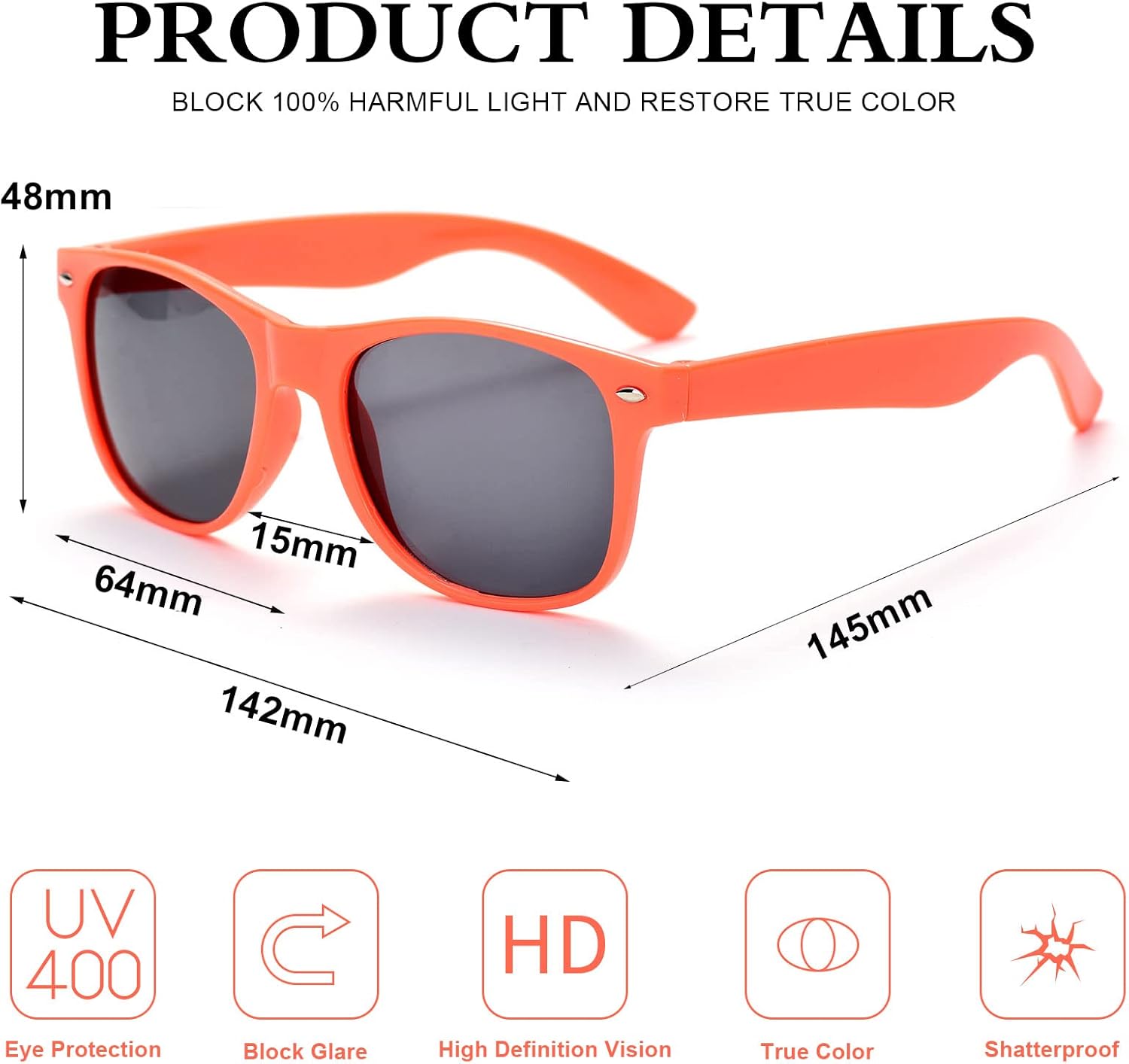 20 Pairs Retro 70s 90s Sunglasses for Adults and Teens