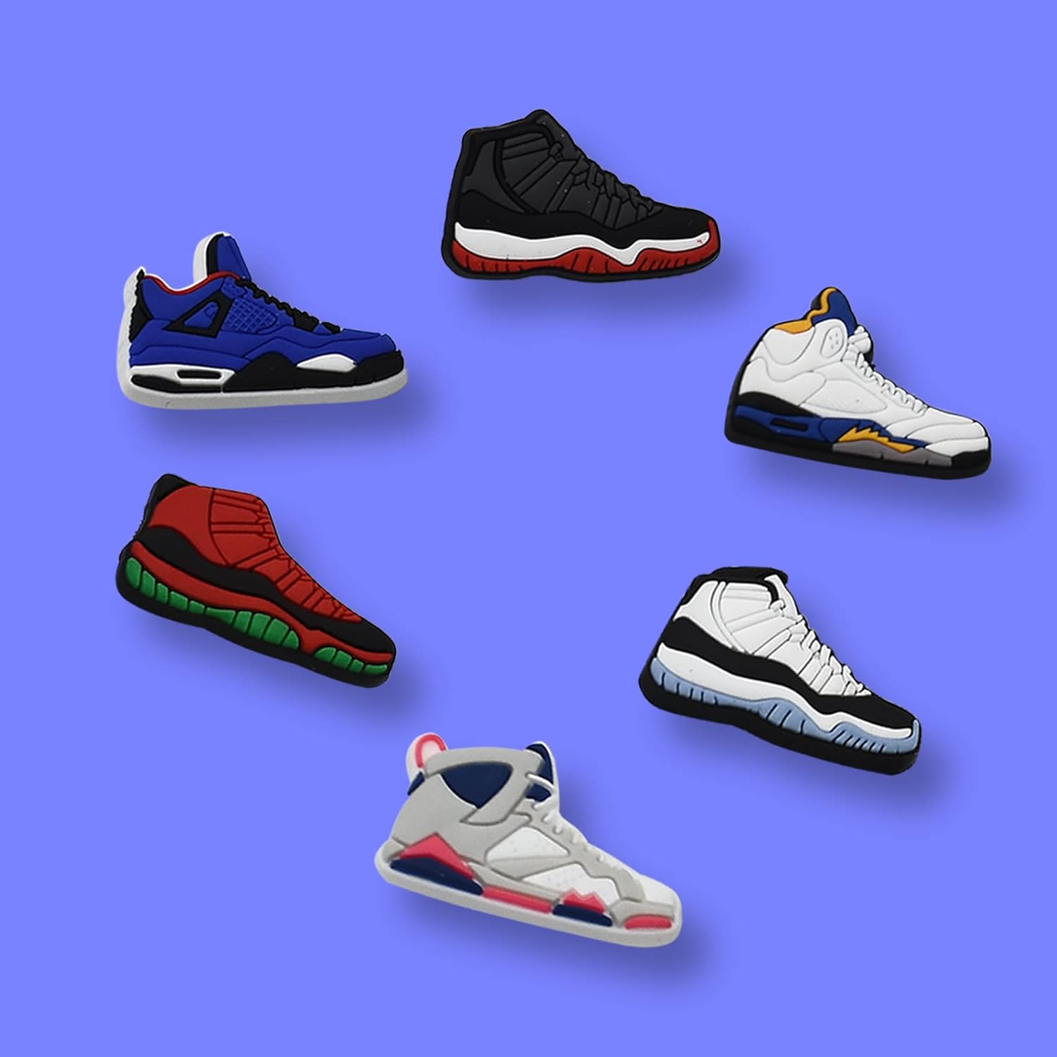 23PCS Basketball Shoe Charms Set for Kids and Teens