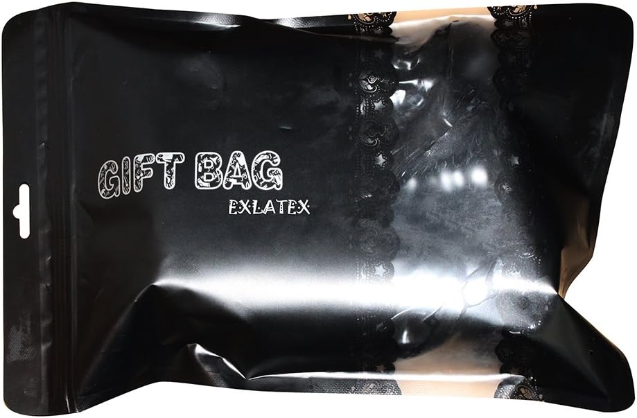 EXLATEX Rubber Secrets Short Latex Mixed Toes Wrist Gloves