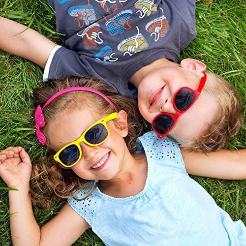 Pibupibu Kids Neon Sunglasses Pack of 8