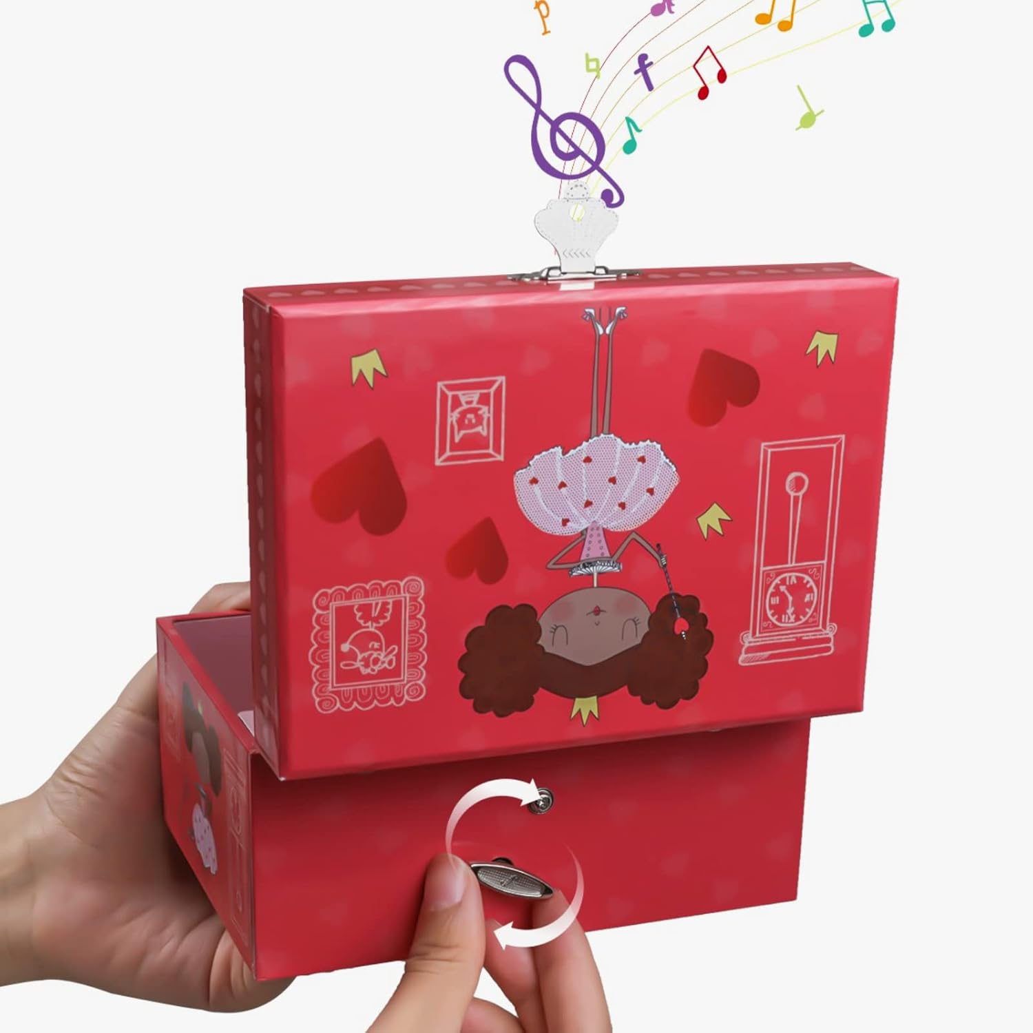Musical Jewelry Box for Kids with Spinning Princess
