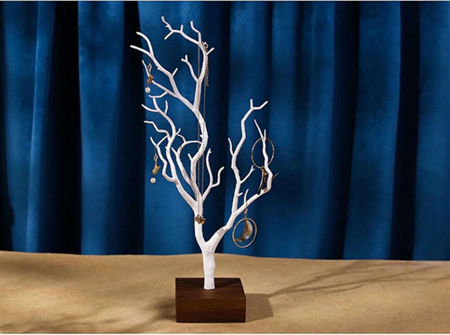 Antler-Shaped Jewelry Display Stand for Earrings and Necklaces