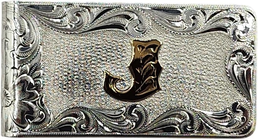 Montana Silversmiths Engraved J Money Clip