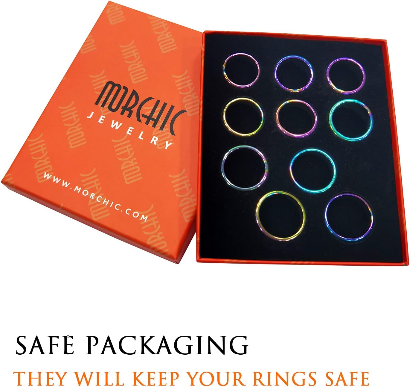 Morchic Hematite Stone Rings for All Sizes