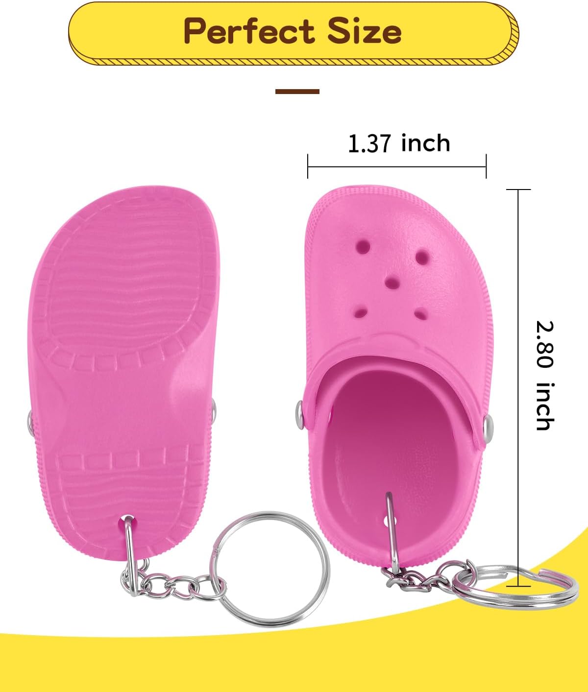 Cute Shoe Keychains Bulk for Women Men Kids Party Favors