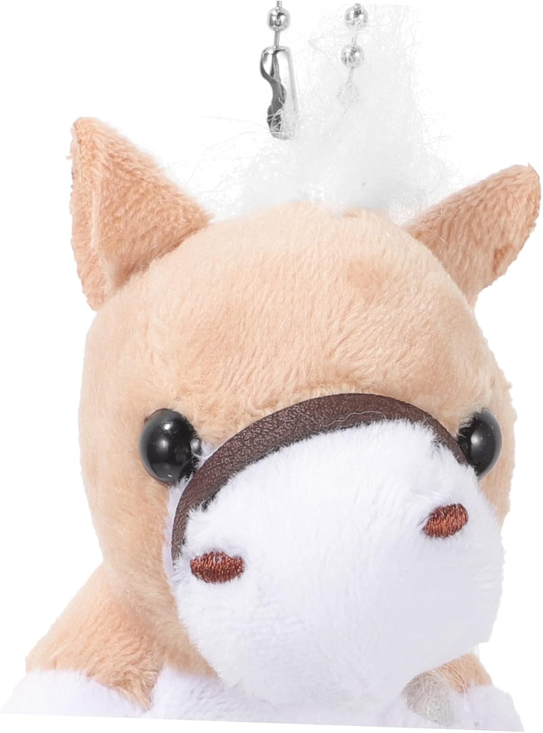 BESPORTBLE 12pcs Adorable Horse Plush Keychain Pendants