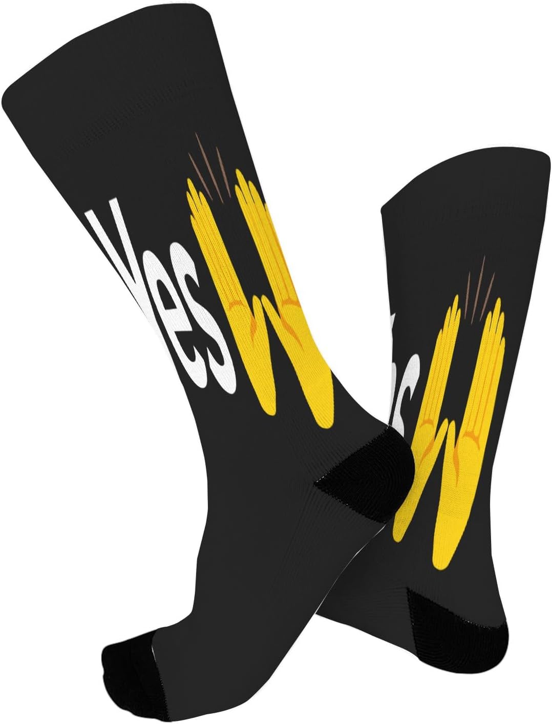 F Yes Thigh High Socks for Boys Duck Boot Socks