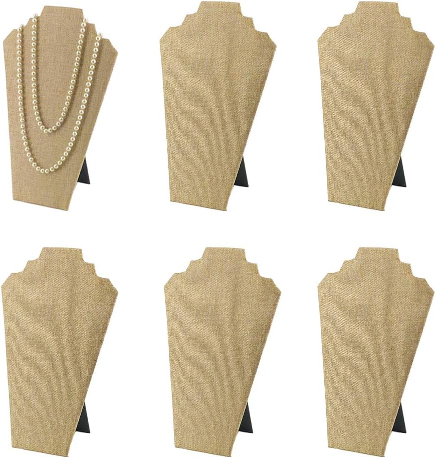 6pcs Pack 125 Inches Necklace Display Easel Organizer Stands