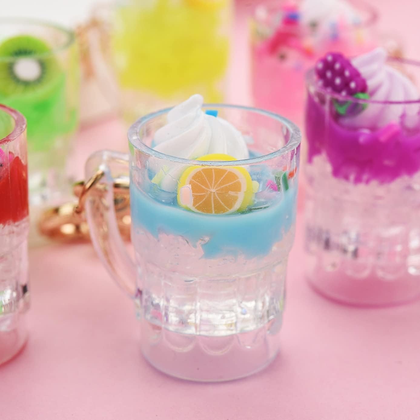 AVLUZ Exquisite Fruit Ice Cream Keychain