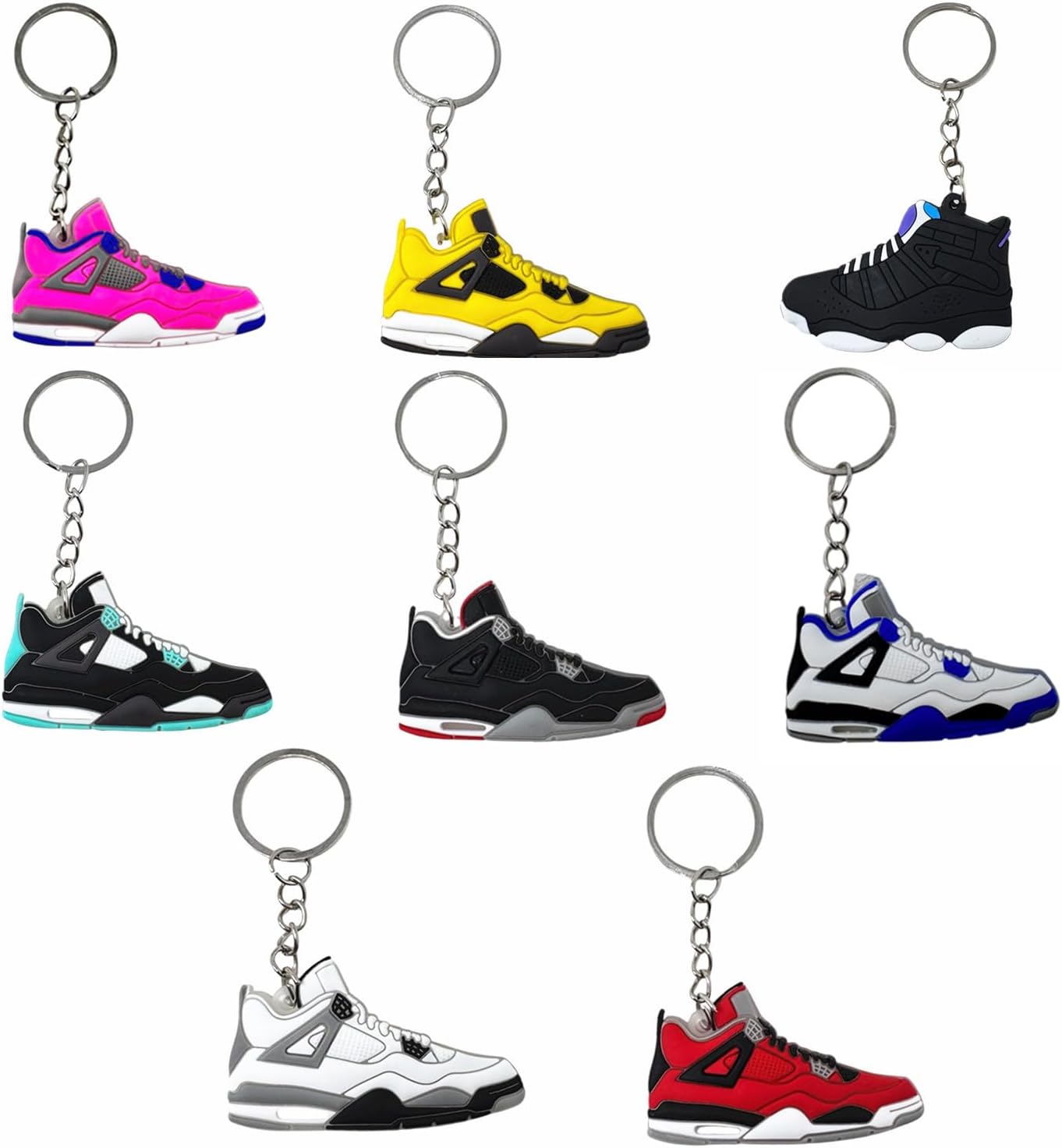 TSY TOOL 30 Pcs Mini Retro Sneaker Keychains