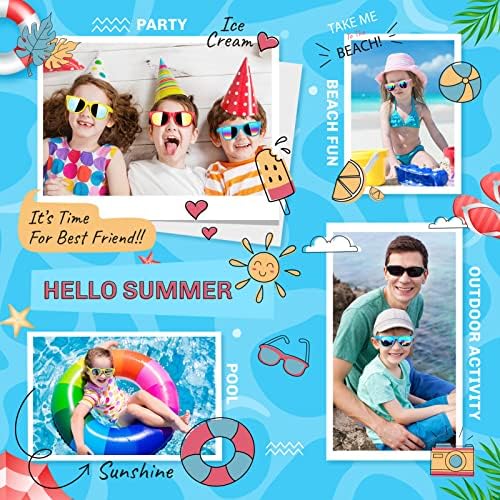 12 Pack Neon Kids Sunglasses with UV400 Protection