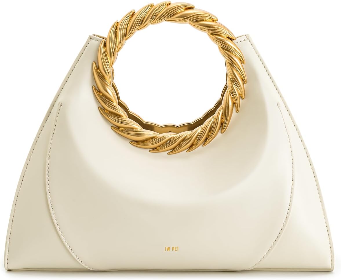 JW PEI Womens Amiya Leaf Handle Sculpture Bag