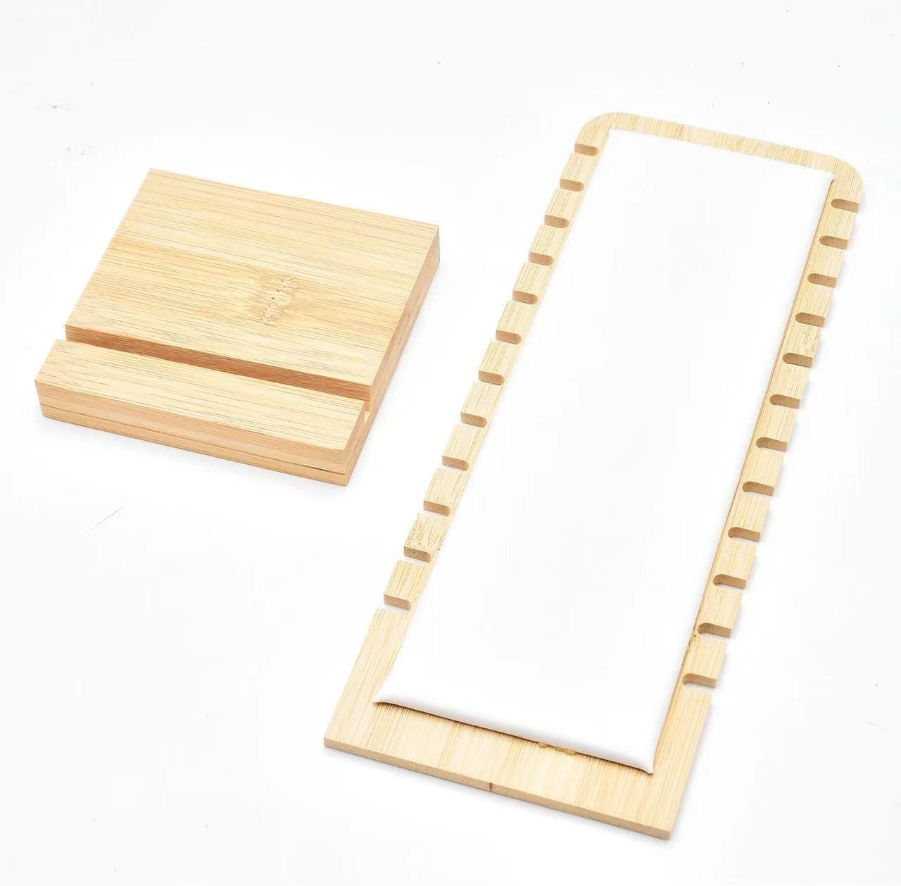 Golden Strawberry 6 Pack Bamboo Jewelry Display Boards