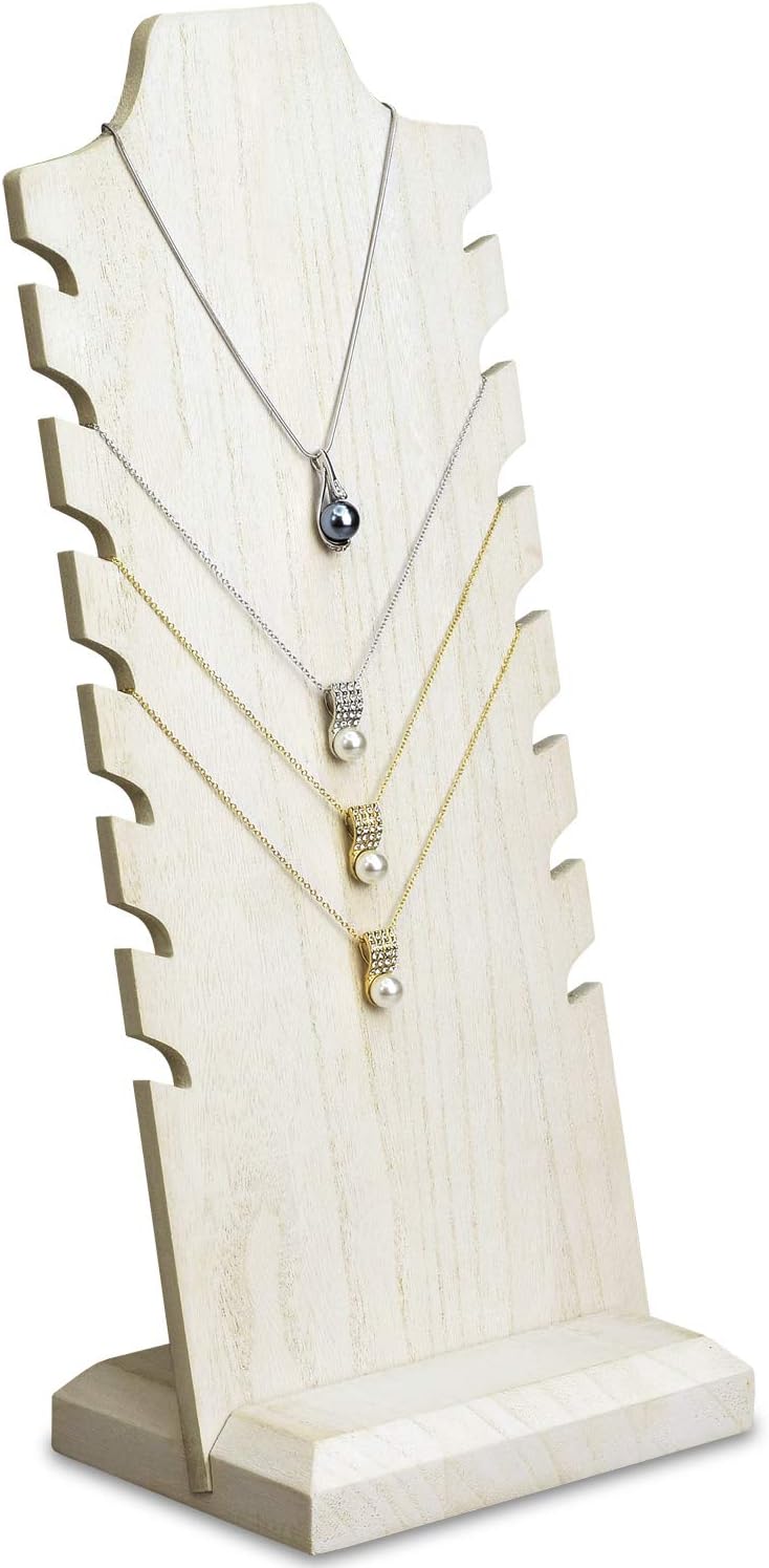 MOOCA Lightweight Wooden Necklace Display Stand
