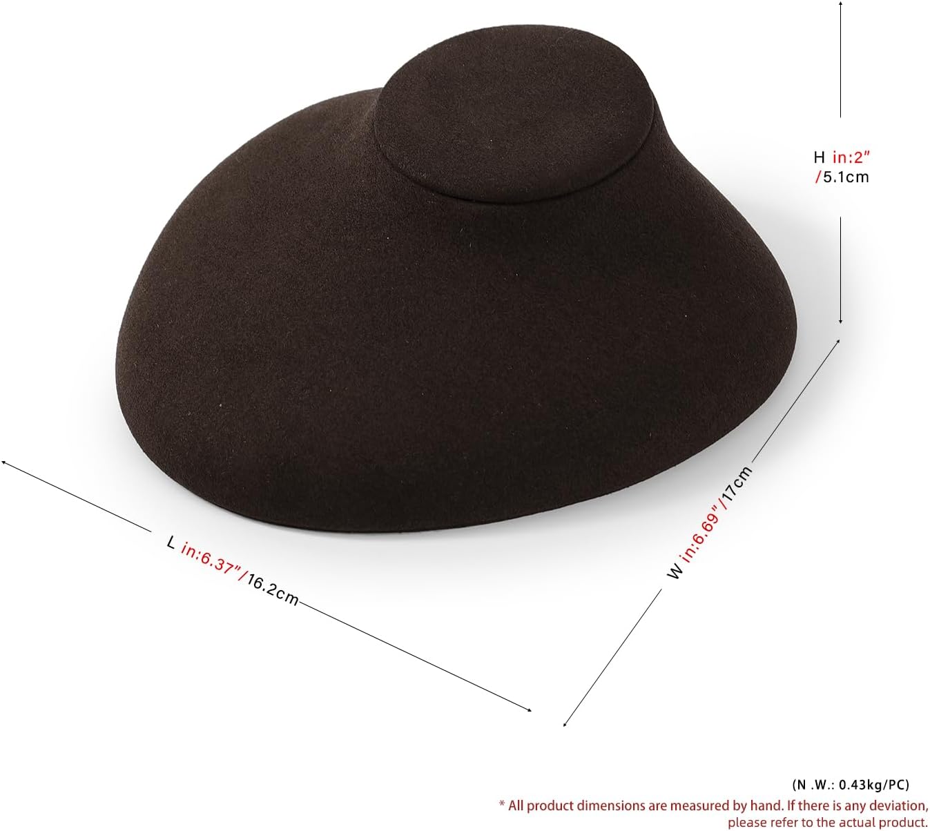 Oirlv Luxury Microfiber Jewelry Display Tower