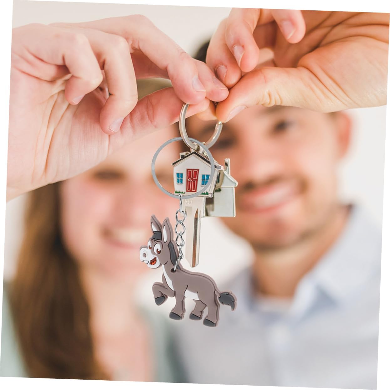 20pcs Donkey Keychain Pendant Cute Charm for Bag