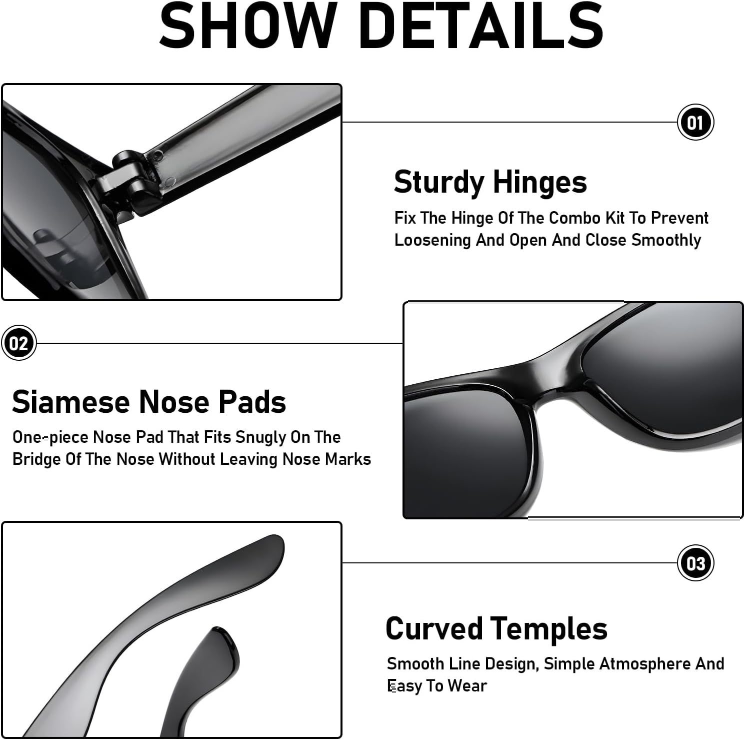 20 Pair Retro 70s 90s Bulk Sunglasses for Adults
