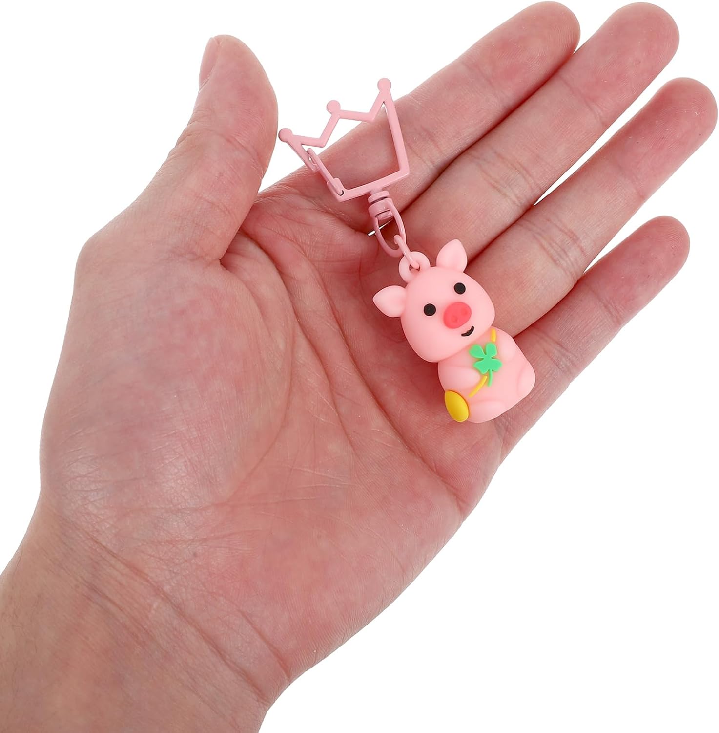 MAGICLULU St Patricks Day Keychain Set with Lucky Pendant and Animal Charm