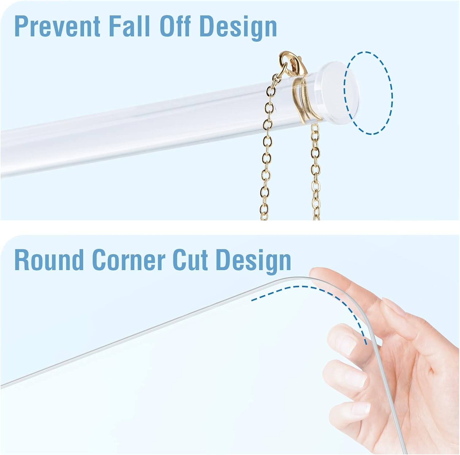 Clear Acrylic Jewelry Stand 2 Tower Display Organizer