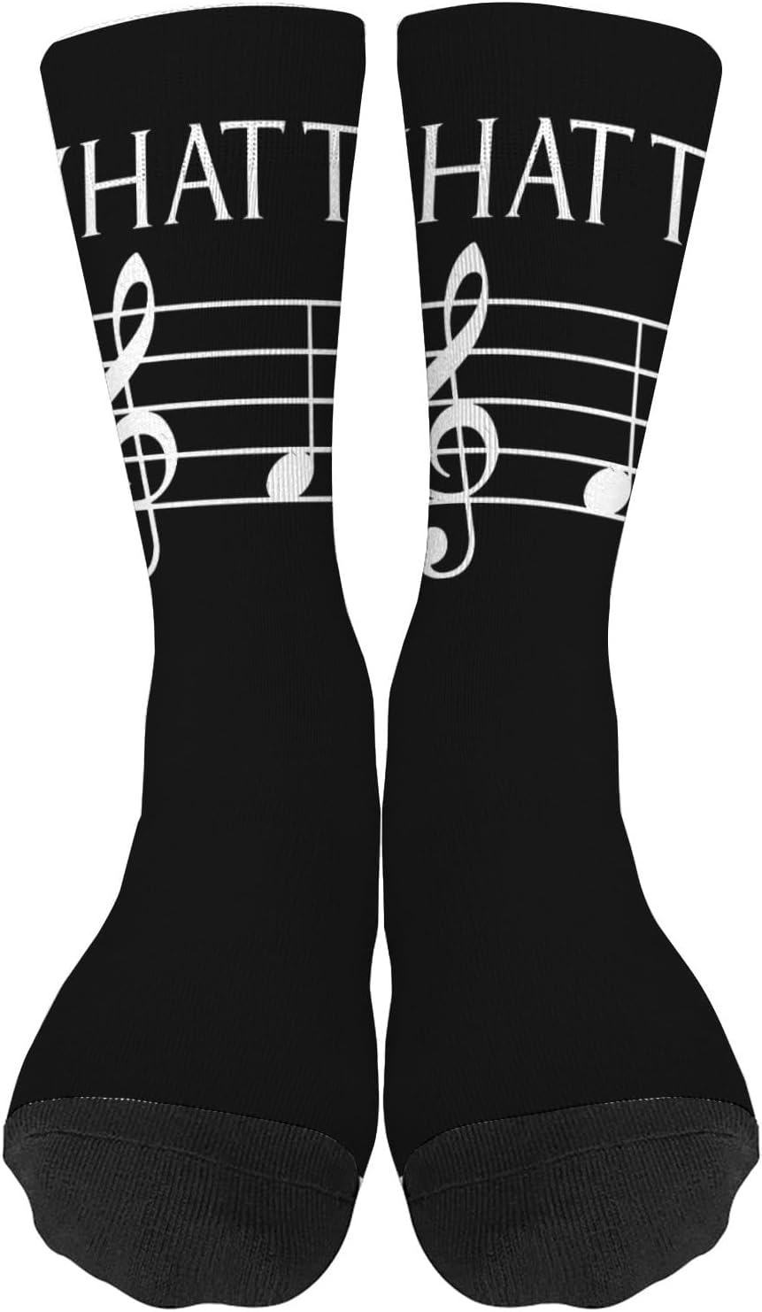 Musical Note Thigh High Socks for Boys and Girls