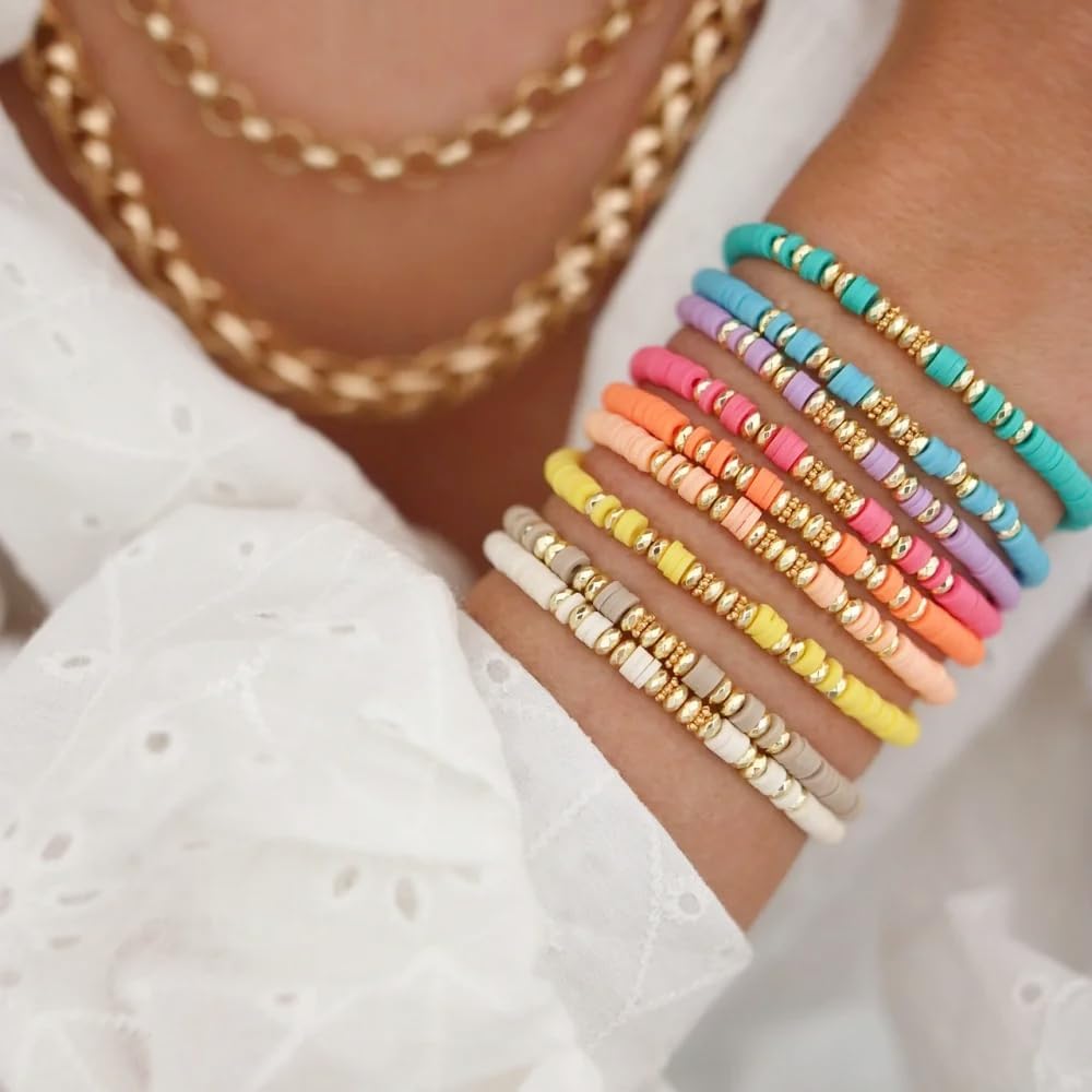 Boho Stackable Beads Bracelets for Women Surfer Style