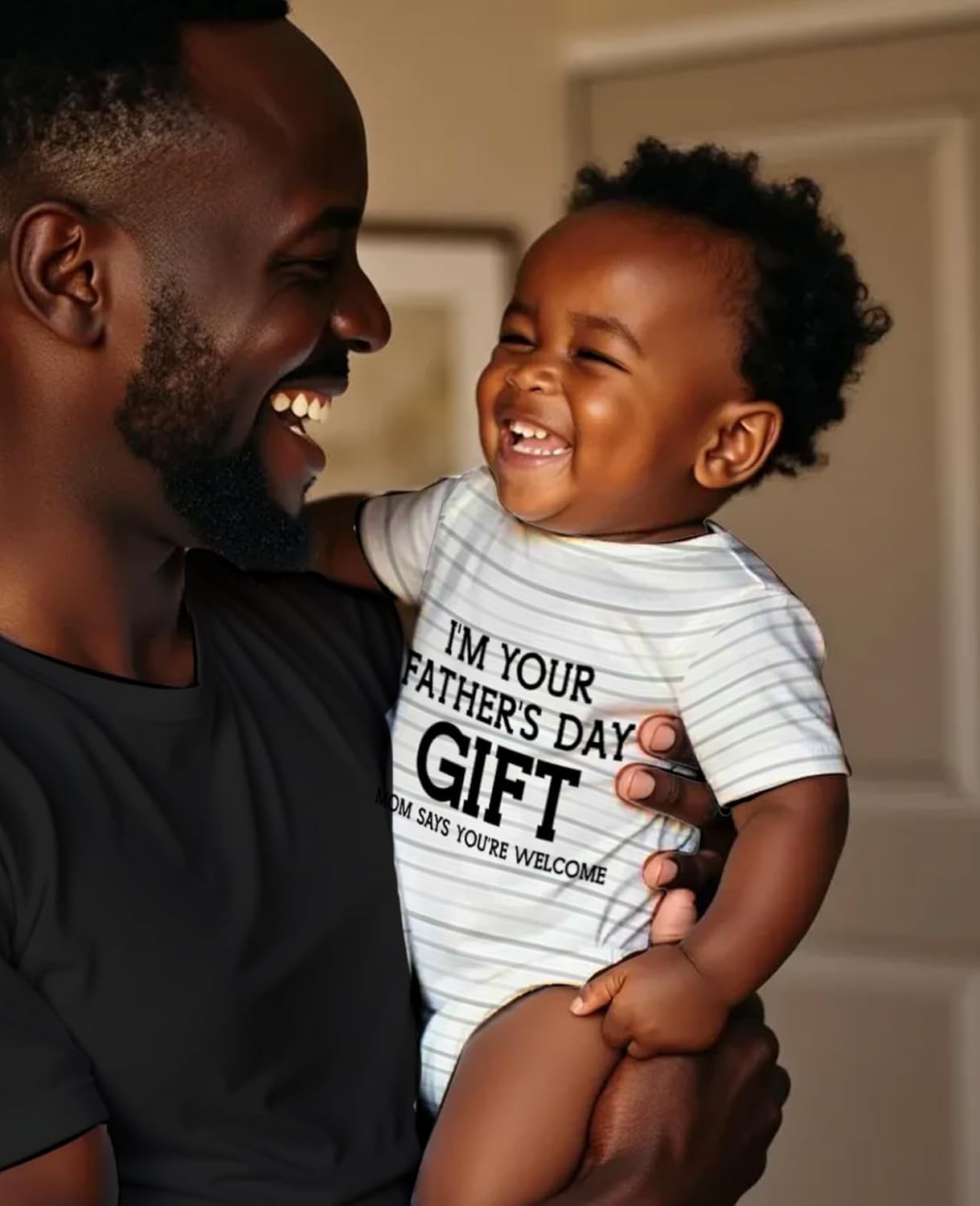 Tstars Funny Fathers Day Bodysuit for Newborn Boy or Girl