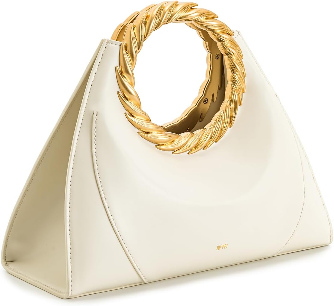 JW PEI Womens Amiya Leaf Handle Sculpture Bag