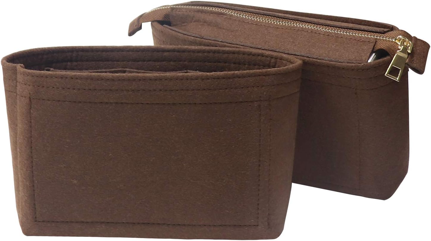 MISIXILE Bag Shaper Purse Insert Coffee