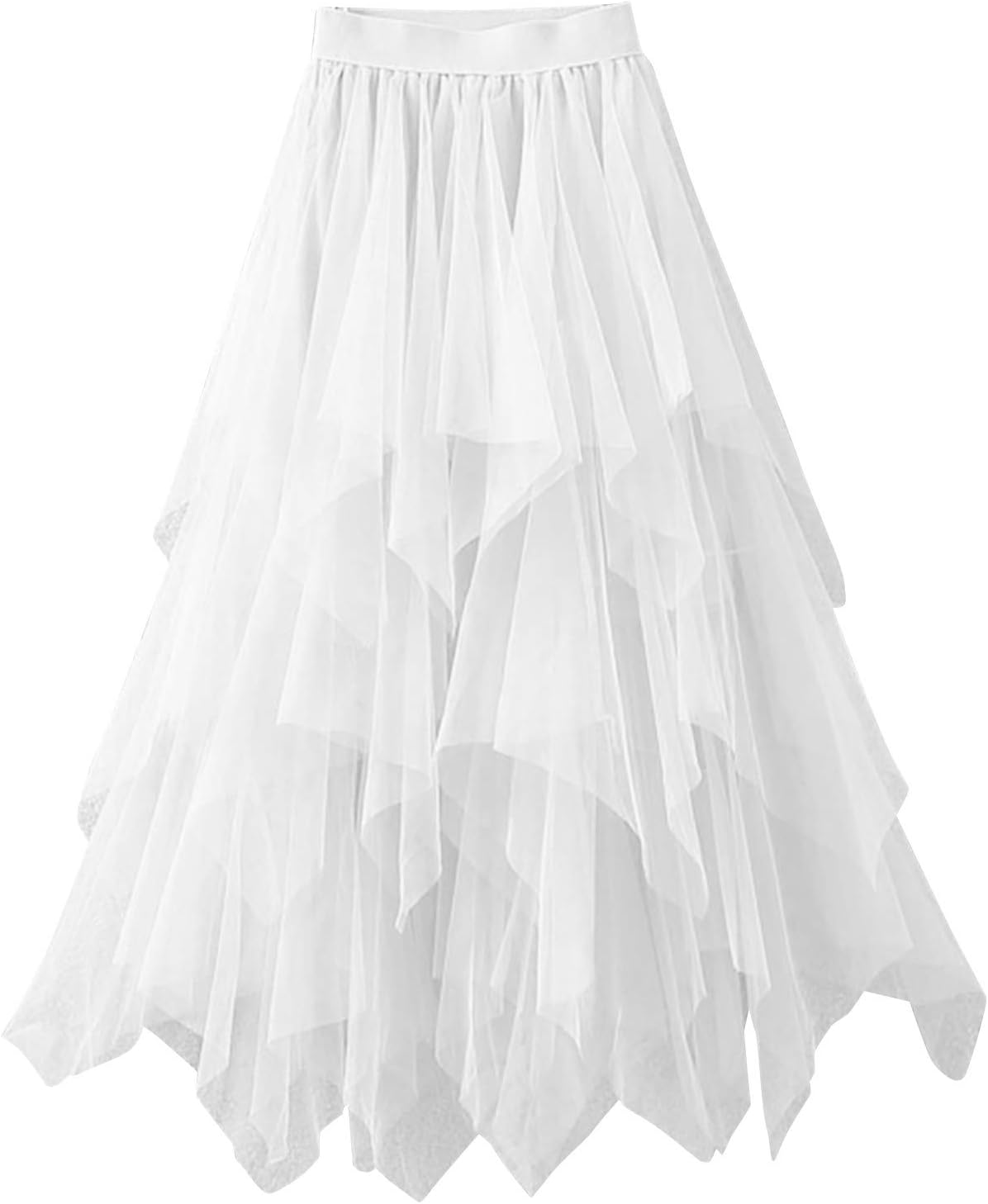 Elastic A-Line Skirt Set for Girls and Women