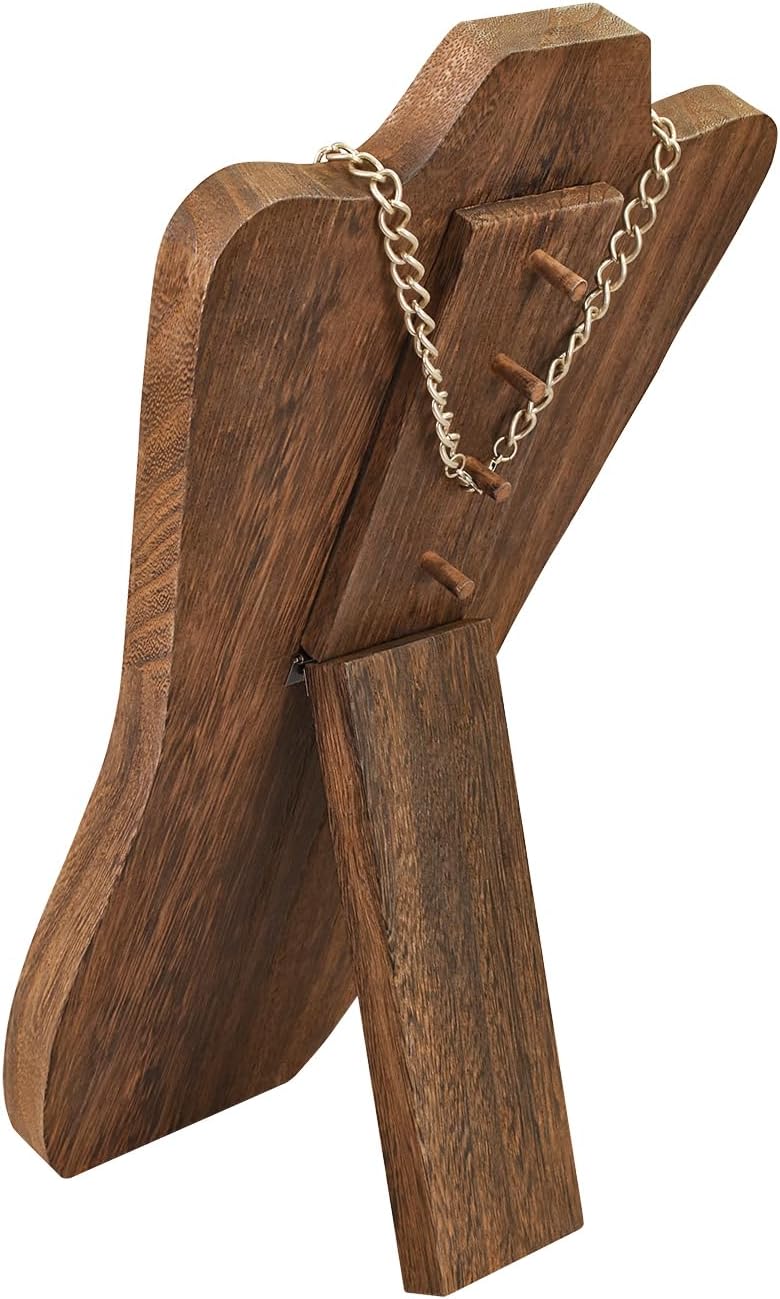 MOOCA Foldable Wooden Easel for Necklaces 1