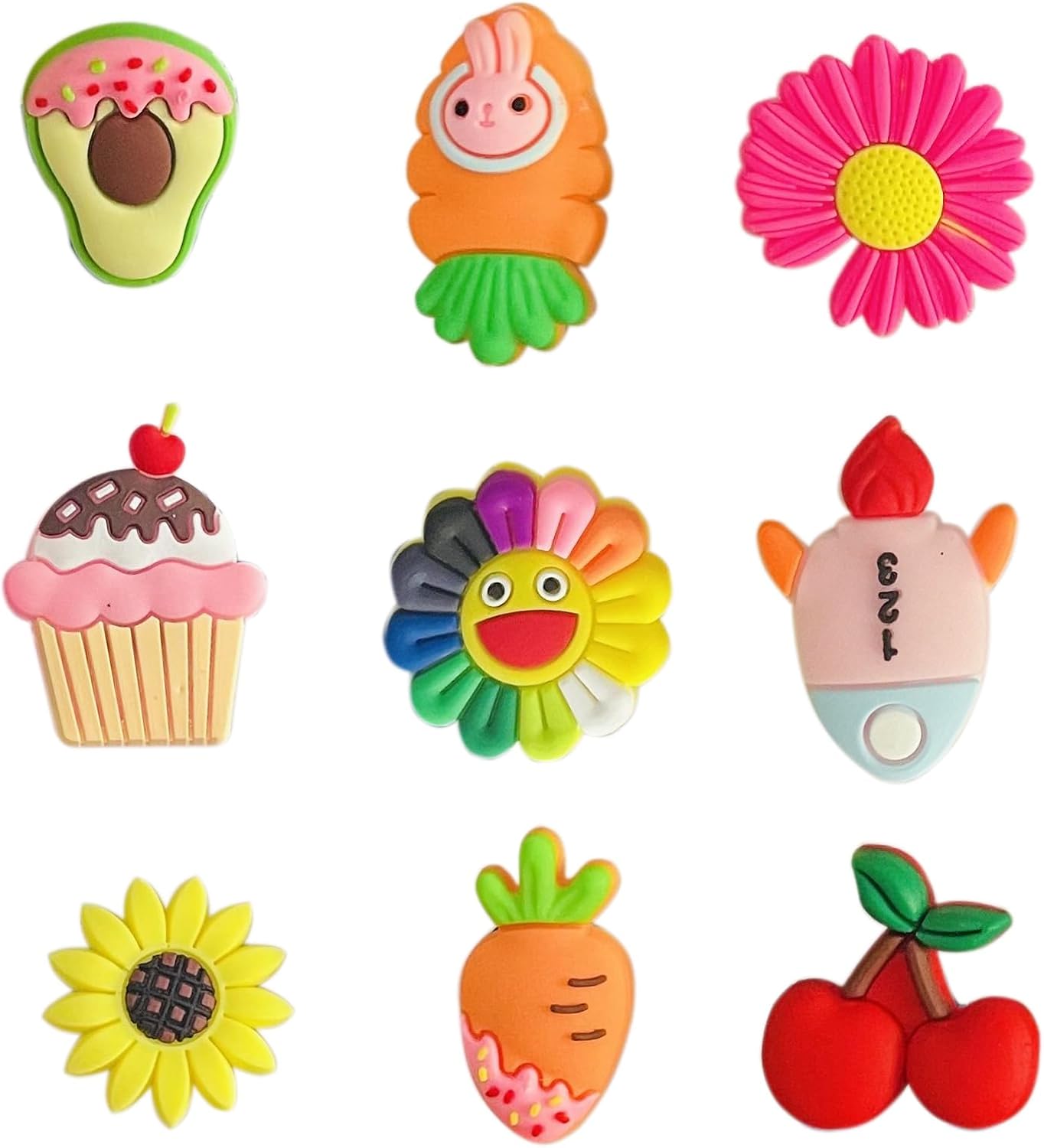 Monochef Shoe Charms 30 Pack for Girls Teens