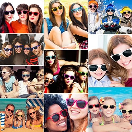 20 Pairs Retro 70s 90s Sunglasses for Adults and Teens