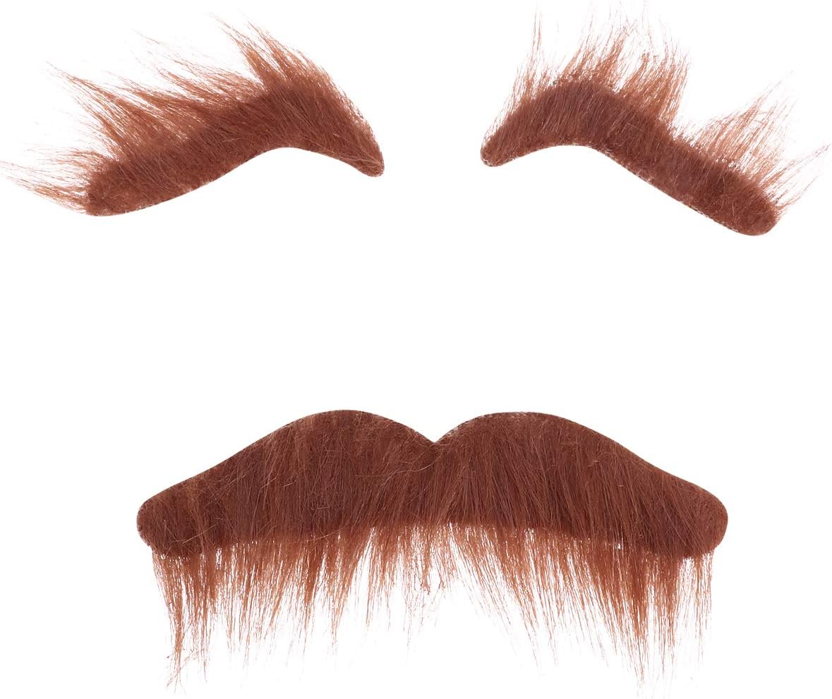 TINKSKY Novelty Costumes Fake Eyebrows Beard Moustache Kit