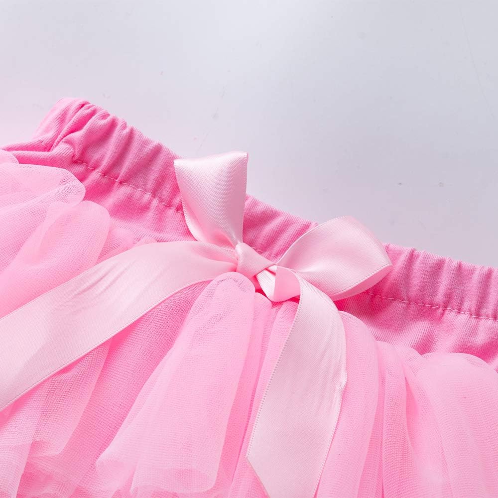 Anbaby Baby Girls Tutu Skirt with Padded Shorts