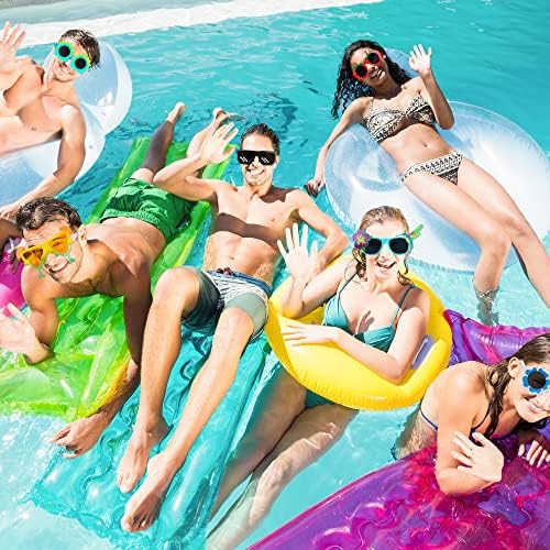 28 Pair Novelty Hawaiian Sunglasses for Luau Party