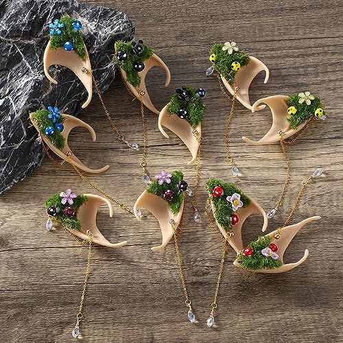 FRESHME Forest Mushroom Elf Ears Cosplay Accessory