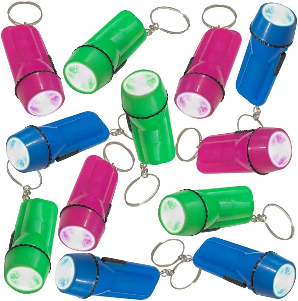 ArtCreativity Flashlight Keychains Pack of 24