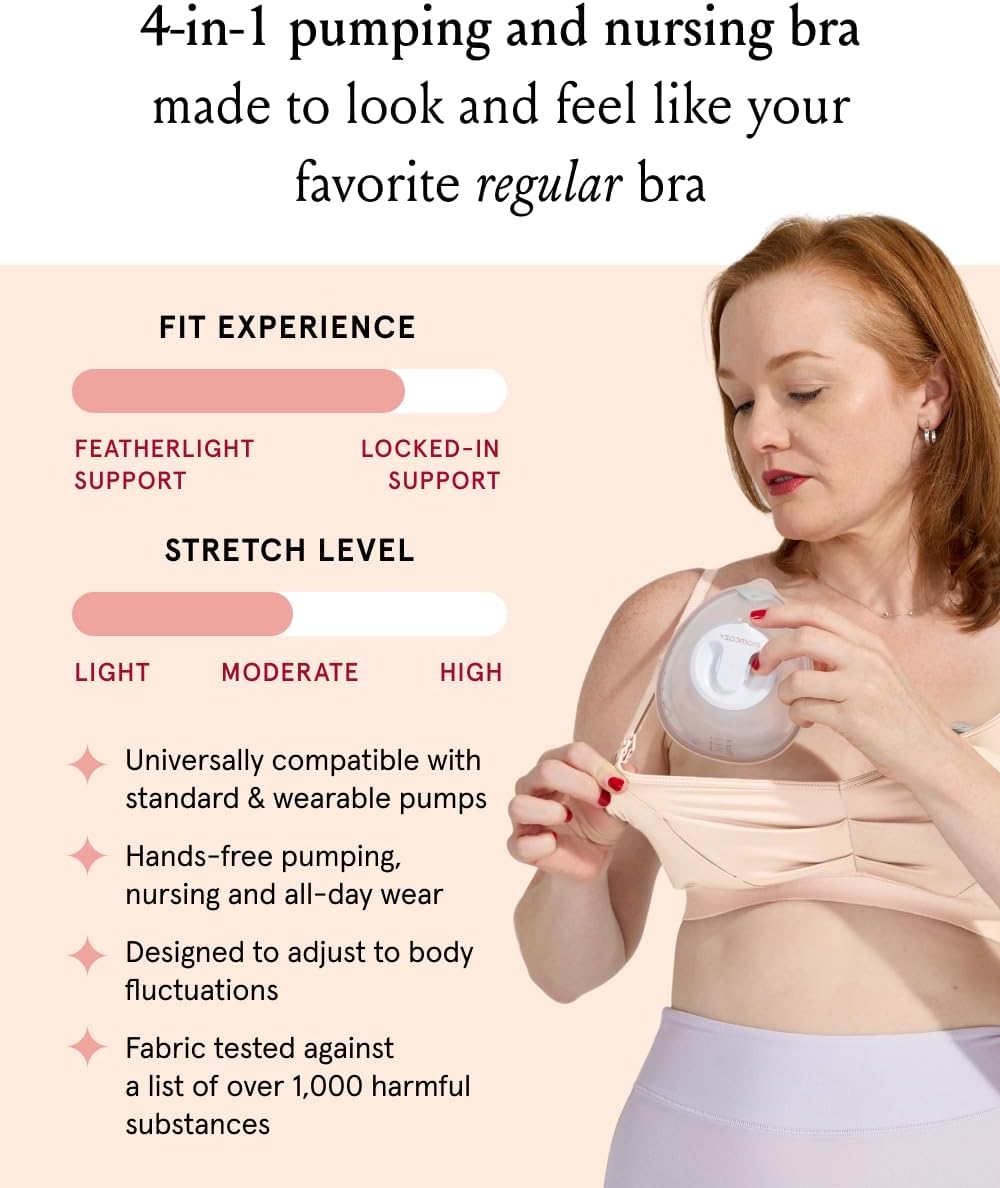 The Do Anything Nursing Bra for Breastfeeding Hands Free Pumping