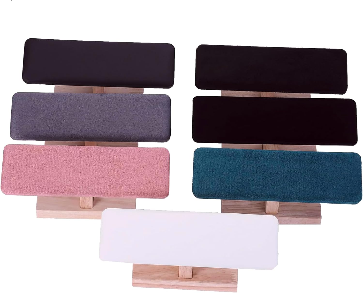 Modern T-Shaped Wooden Jewelry Display Stand