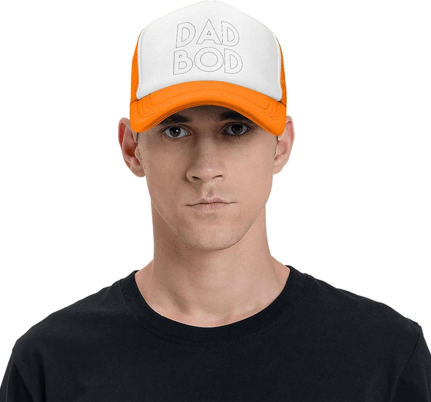 YGXZ Orange Baseball Cap Adjustable Fitted Hat for Men Women