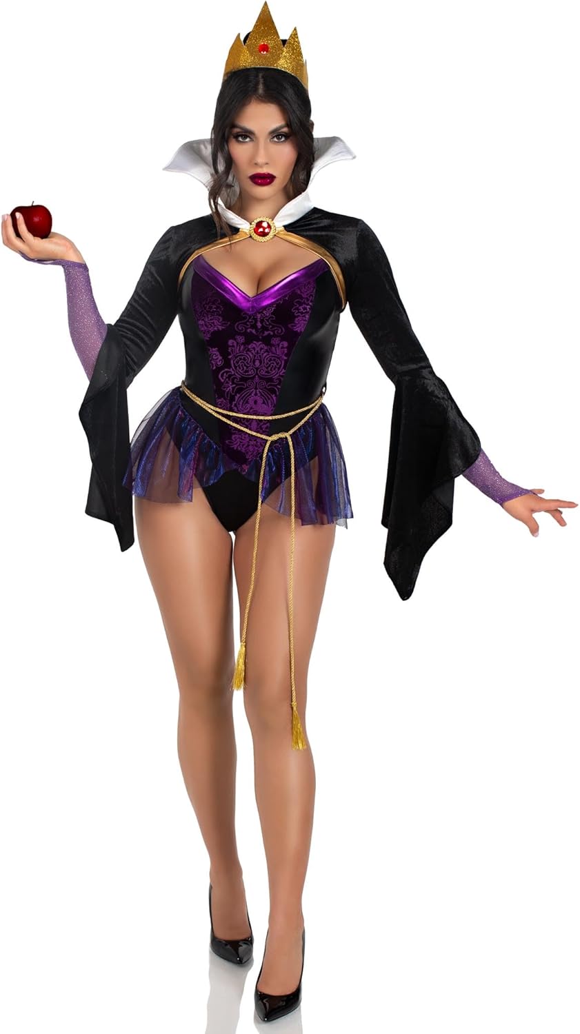Leg Avenue Women 4 Pc Poison Apple Queen Costume