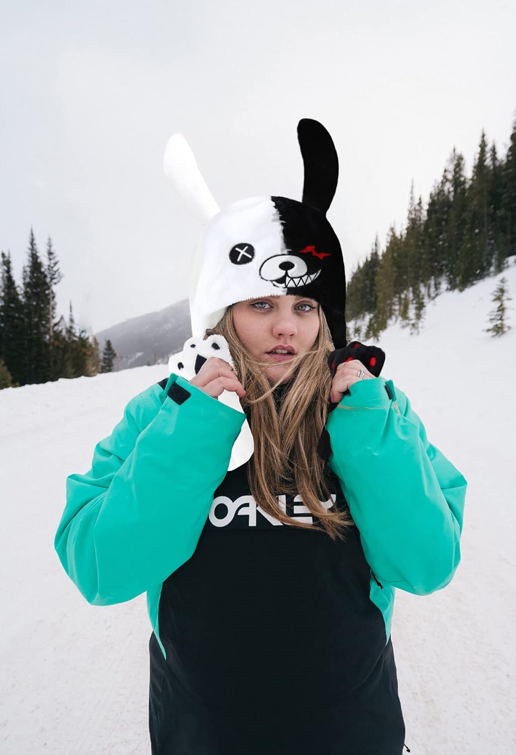 Movable Bear Ears Hat for Women and Girls