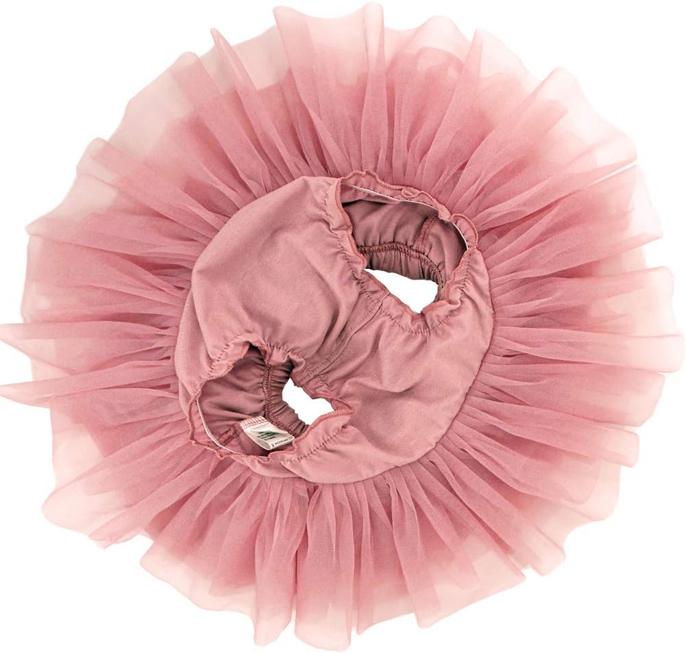 BGFKS Baby Girls Tutu Skirt with Diaper Cover and Flower Headband
