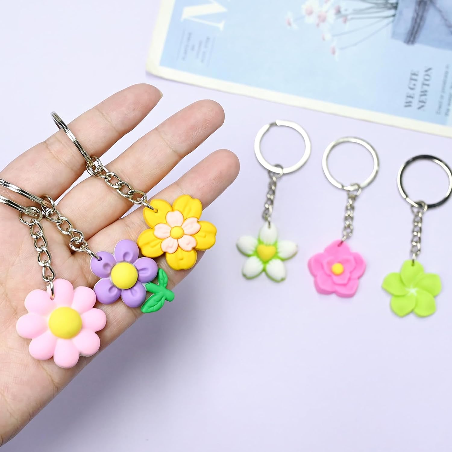 Cute Keychains Bulk for Girls Backpack Decor