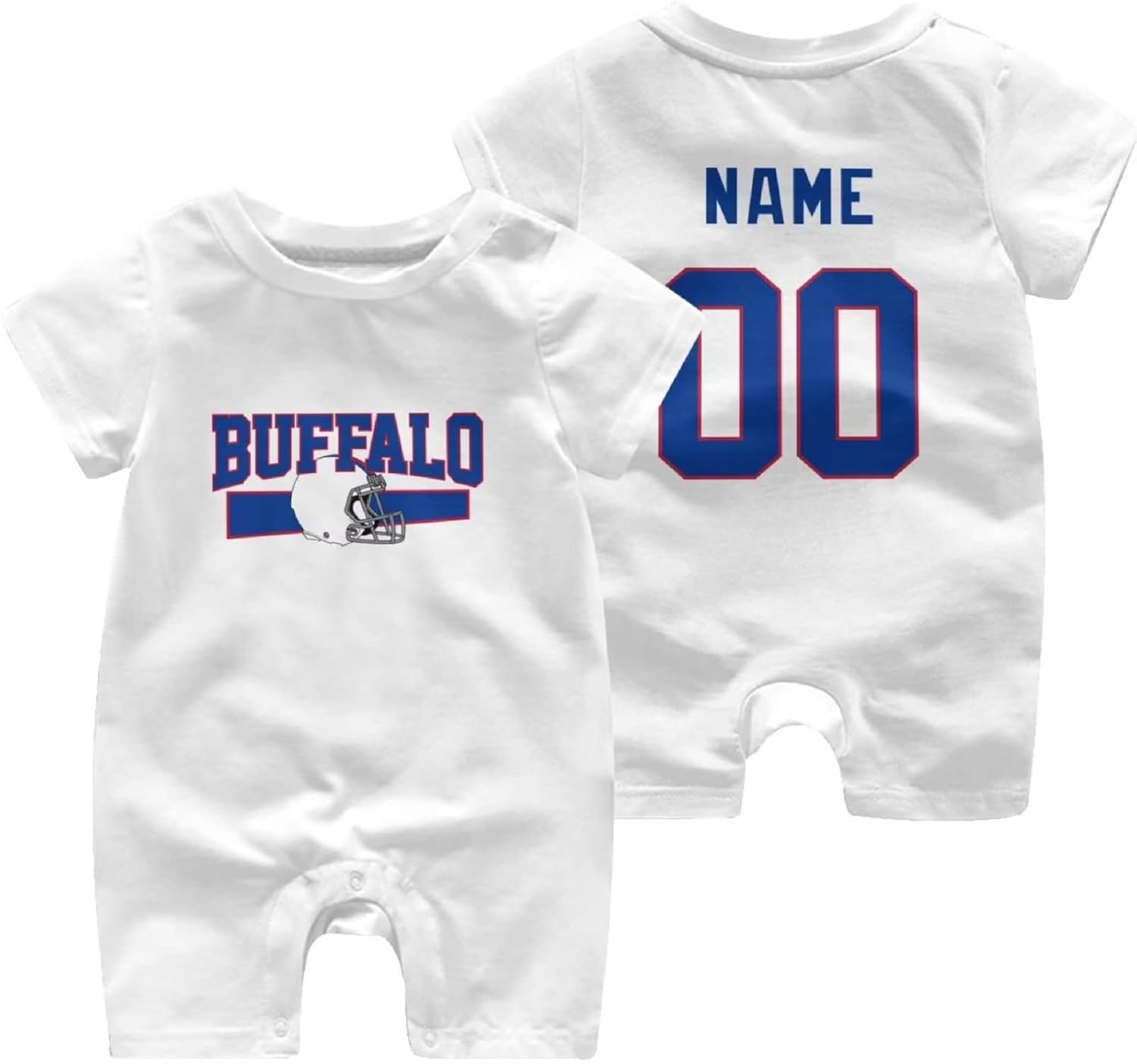 ANTKING Personalized Custom Baby Bodysuit with Name and Number