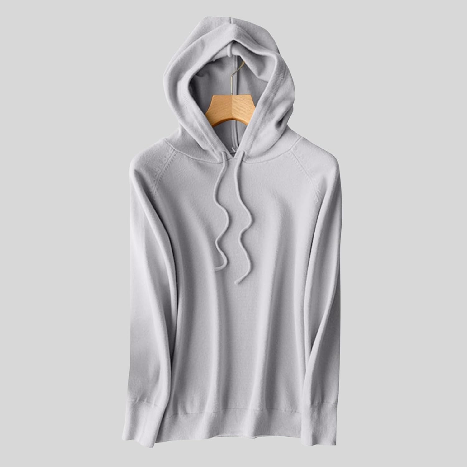 Womens Plus Size Classic Solid Hoodie Sweatshirt Long Sleeve